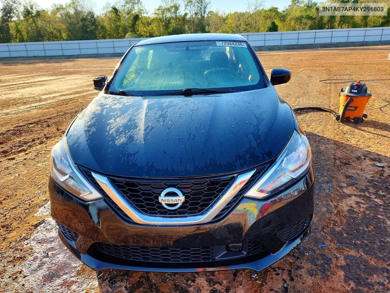 2019 NISSAN SENTRA VIN 3N1AB7AP4KY296803 — фото 5