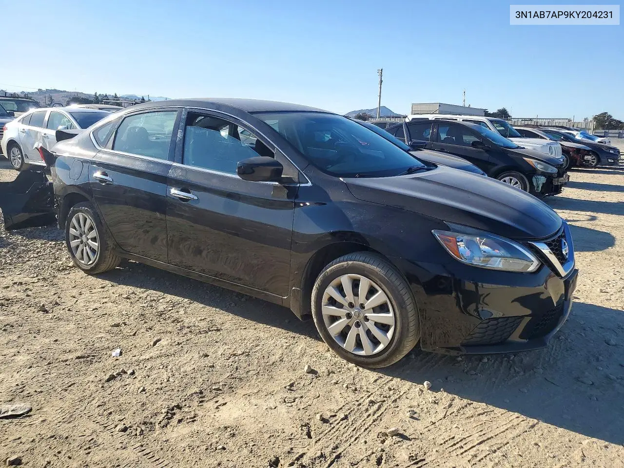 2019 NISSAN SENTRA VIN 3N1AB7AP9KY204231 — фото 4