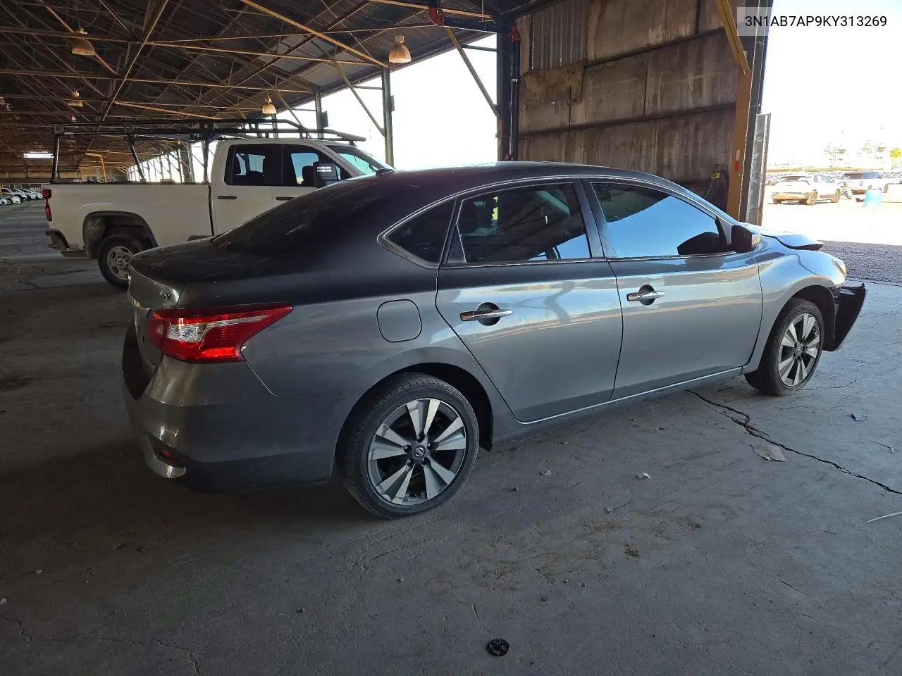 2019 NISSAN SENTRA VIN 3N1AB7AP9KY313269 — фото 3