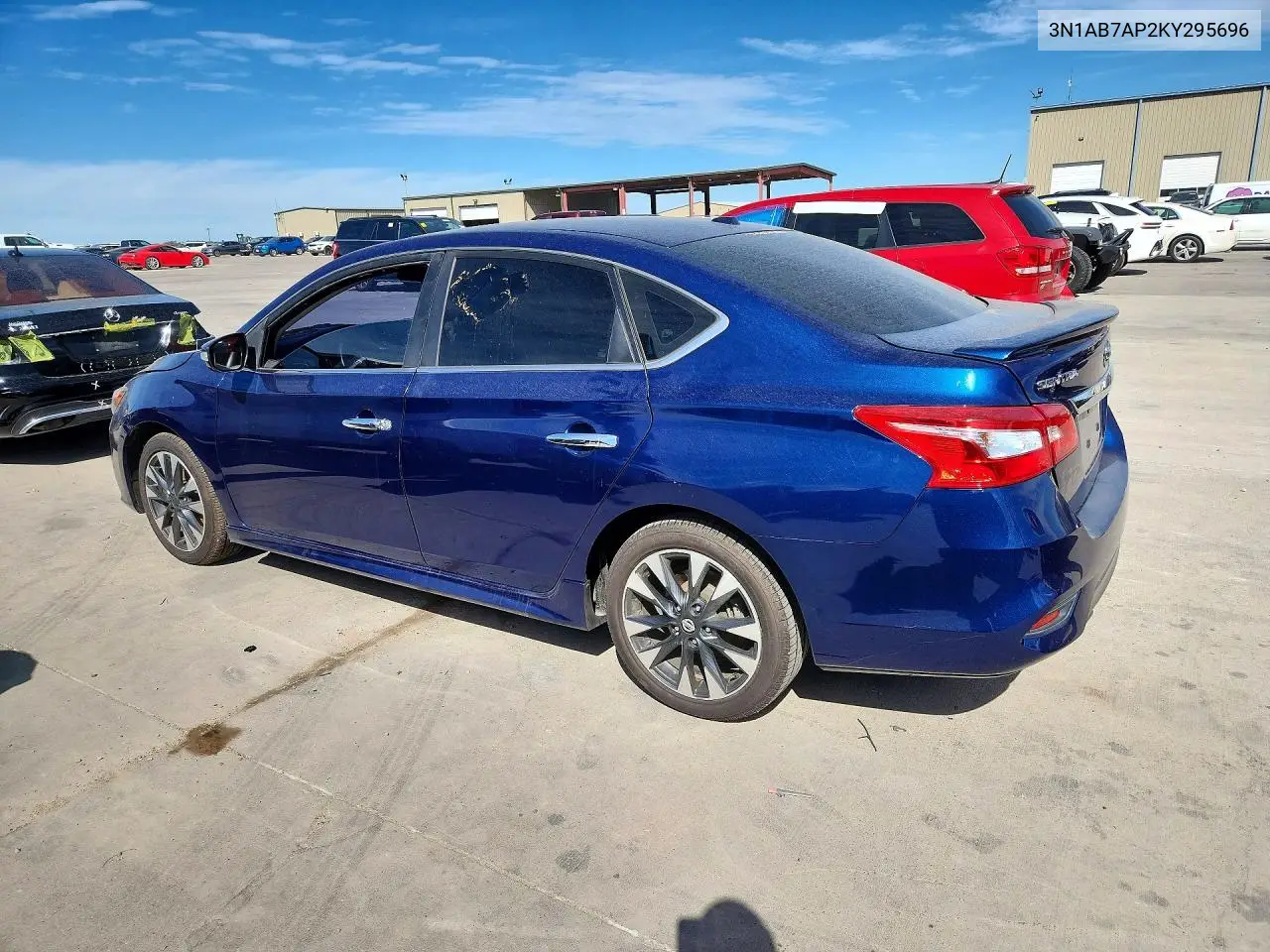 2019 NISSAN SENTRA VIN 3N1AB7AP2KY295696 — фото 2