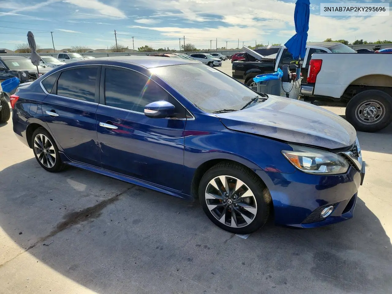 2019 NISSAN SENTRA VIN 3N1AB7AP2KY295696 — фото 4