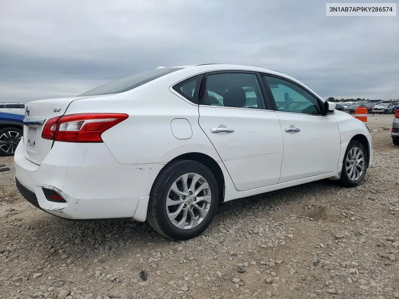 2019 NISSAN SENTRA VIN 3N1AB7AP9KY286574 — фото 3