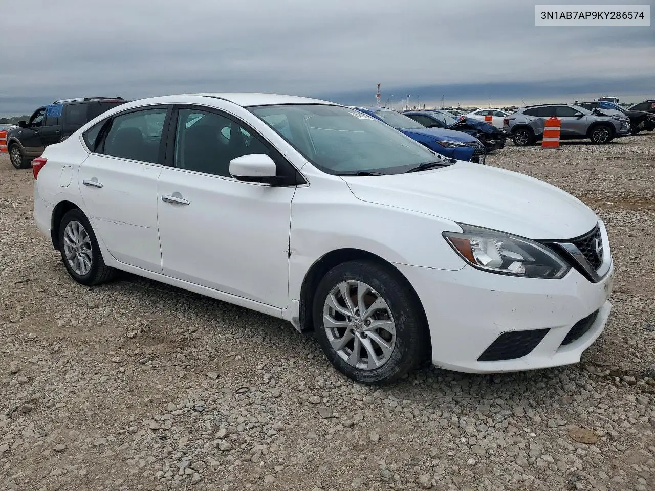 2019 NISSAN SENTRA VIN 3N1AB7AP9KY286574 — фото 4