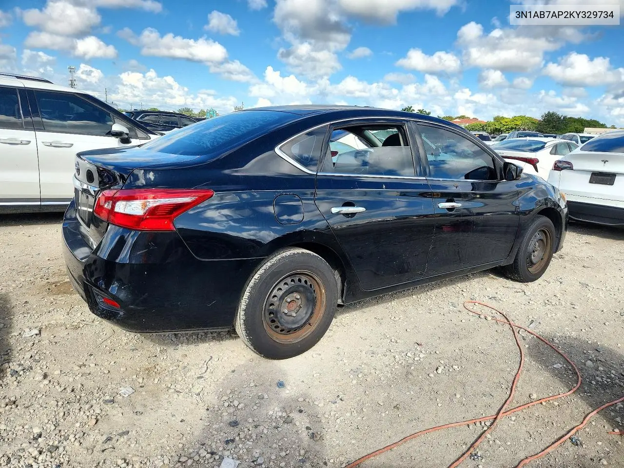 2019 NISSAN SENTRA VIN 3N1AB7AP2KY329734 — фото 3