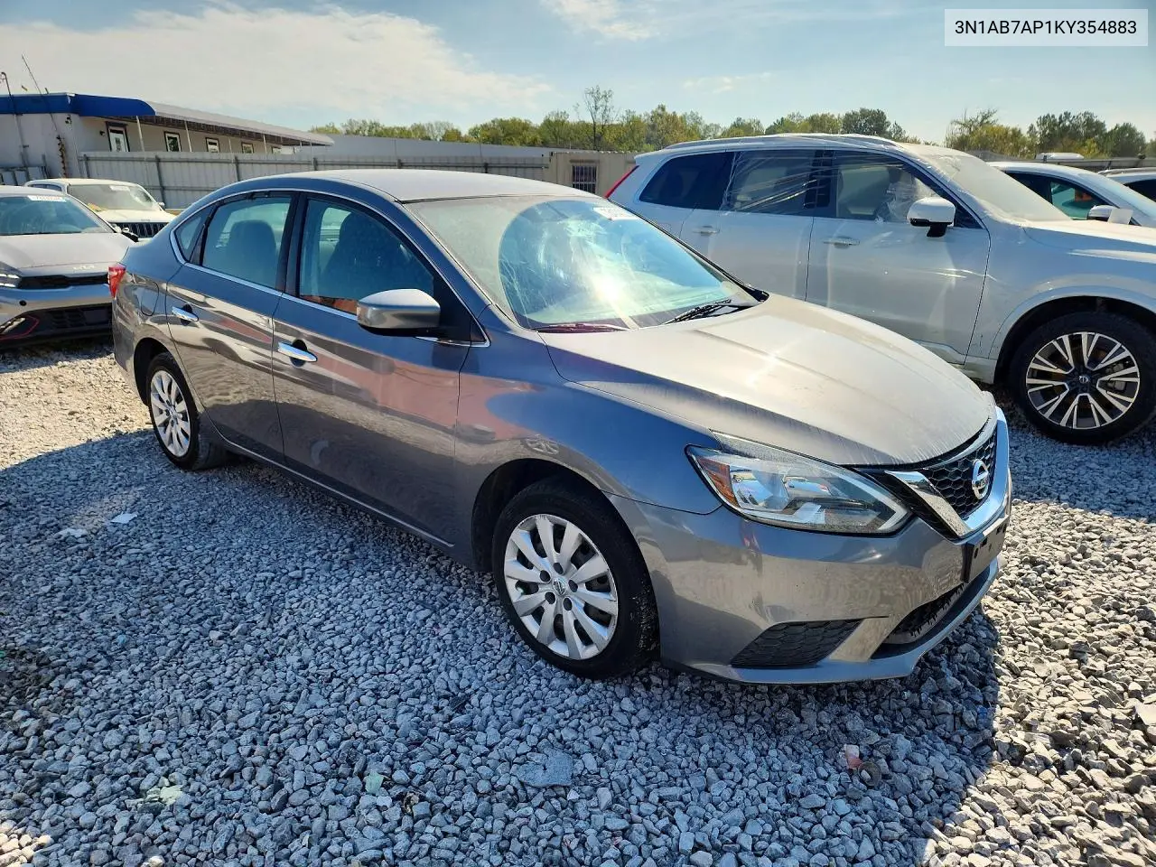 2019 NISSAN SENTRA VIN 3N1AB7AP1KY354883 — фото 4