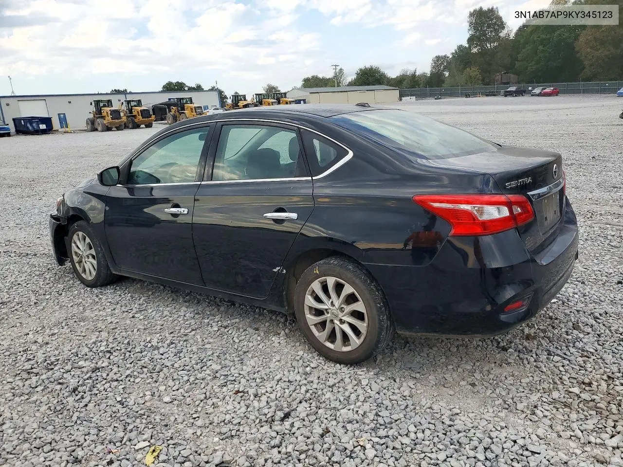 2019 NISSAN SENTRA VIN 3N1AB7AP9KY345123 — фото 2