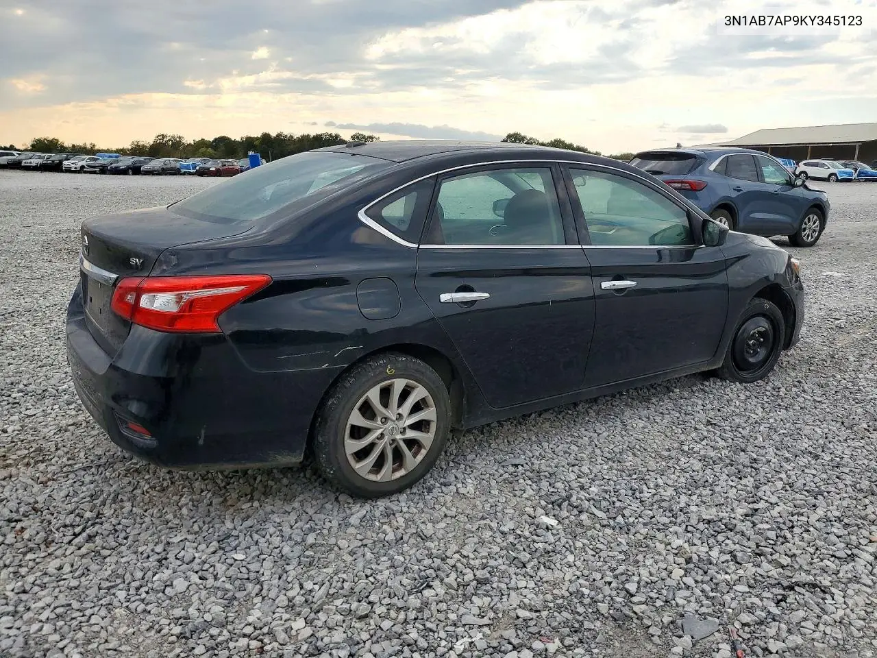 2019 NISSAN SENTRA VIN 3N1AB7AP9KY345123 — фото 3