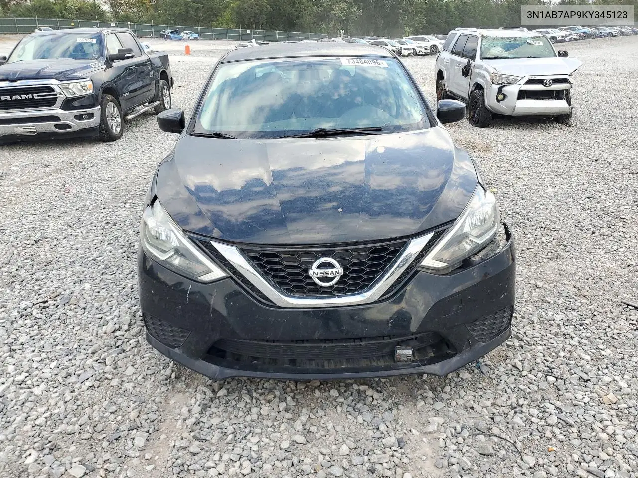 2019 NISSAN SENTRA VIN 3N1AB7AP9KY345123 — фото 5