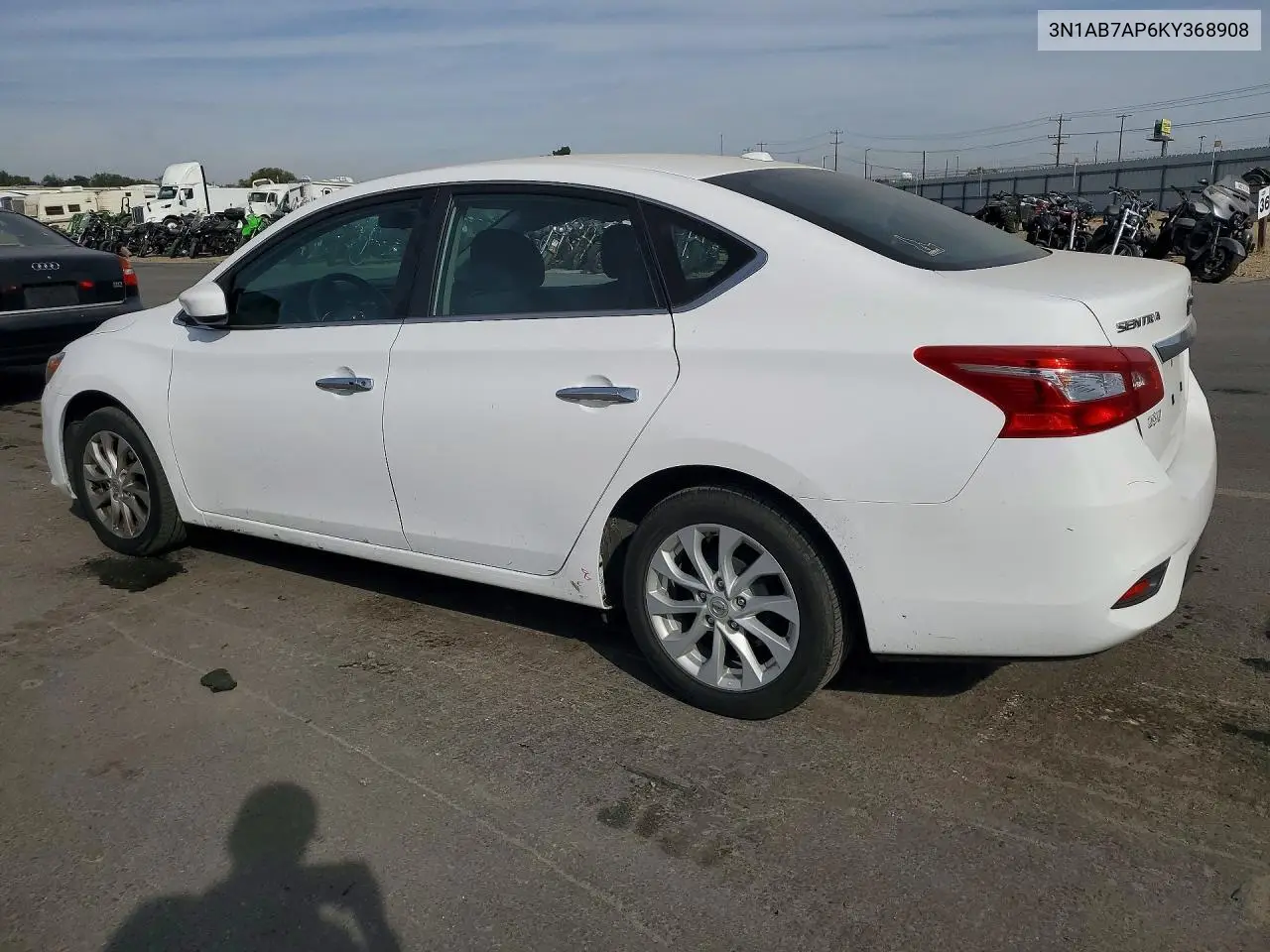 2019 NISSAN SENTRA VIN 3N1AB7AP6KY368908 — фото 2