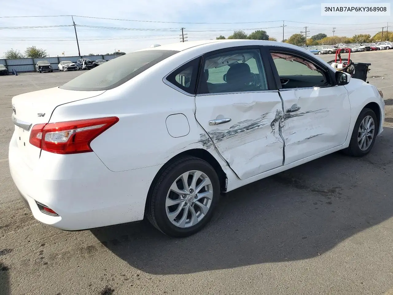2019 NISSAN SENTRA VIN 3N1AB7AP6KY368908 — фото 3