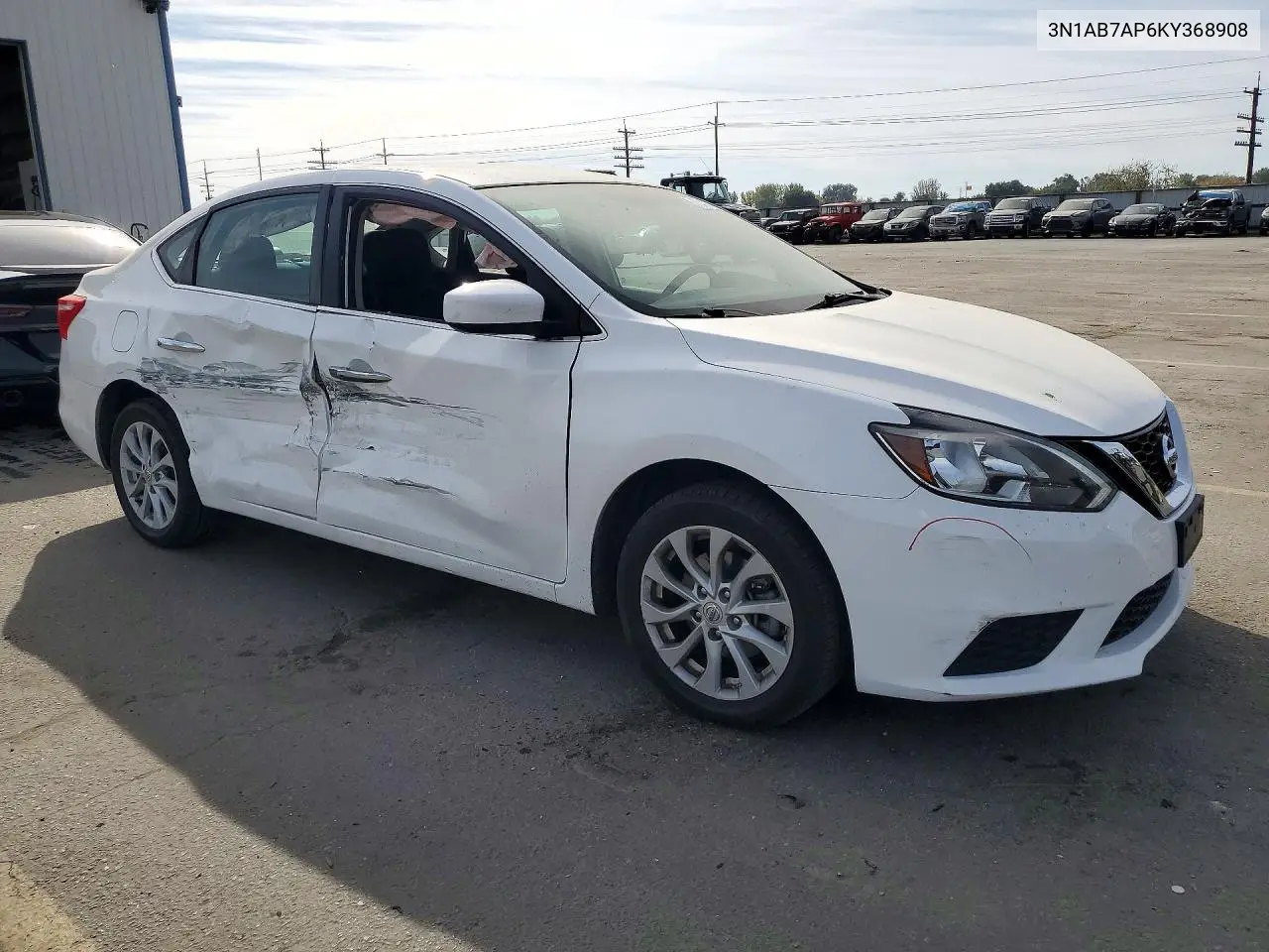 2019 NISSAN SENTRA VIN 3N1AB7AP6KY368908 — фото 4
