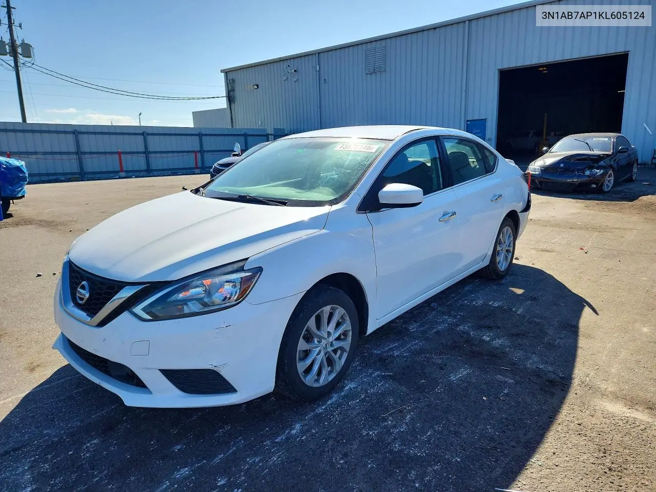 NISSAN SENTRA 2019, VIN 3N1AB7AP1KL605124