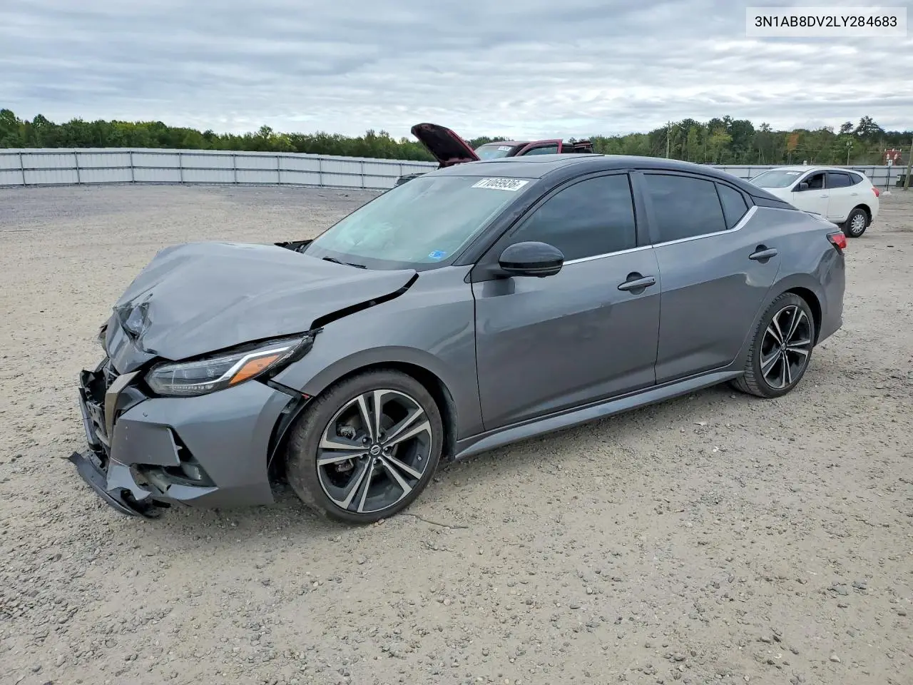 NISSAN SENTRA 2020, VIN 3N1AB8DV2LY284683