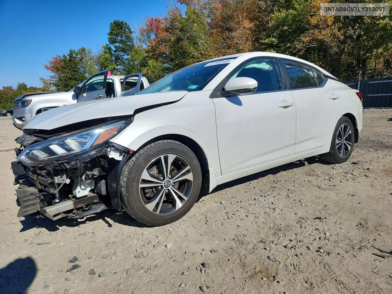 NISSAN SENTRA 2020, VIN 3N1AB8CV1LY313091