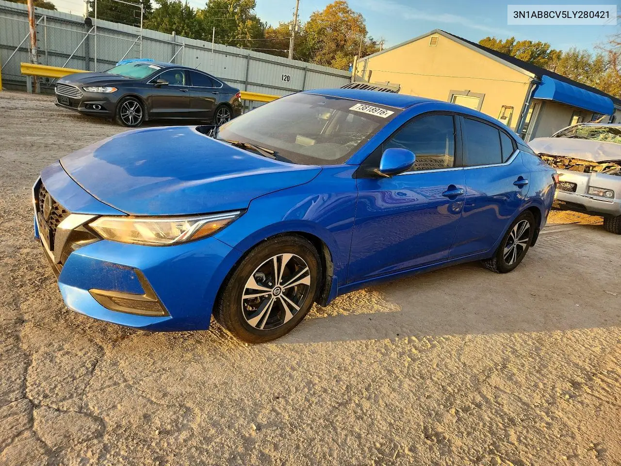 NISSAN SENTRA 2020, VIN 3N1AB8CV5LY280421