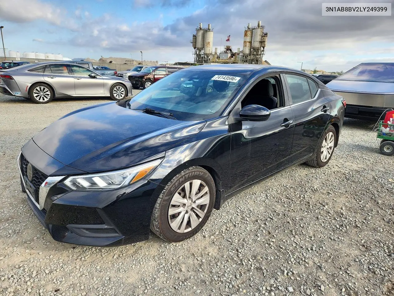 NISSAN SENTRA 2020, VIN 3N1AB8BV2LY249399