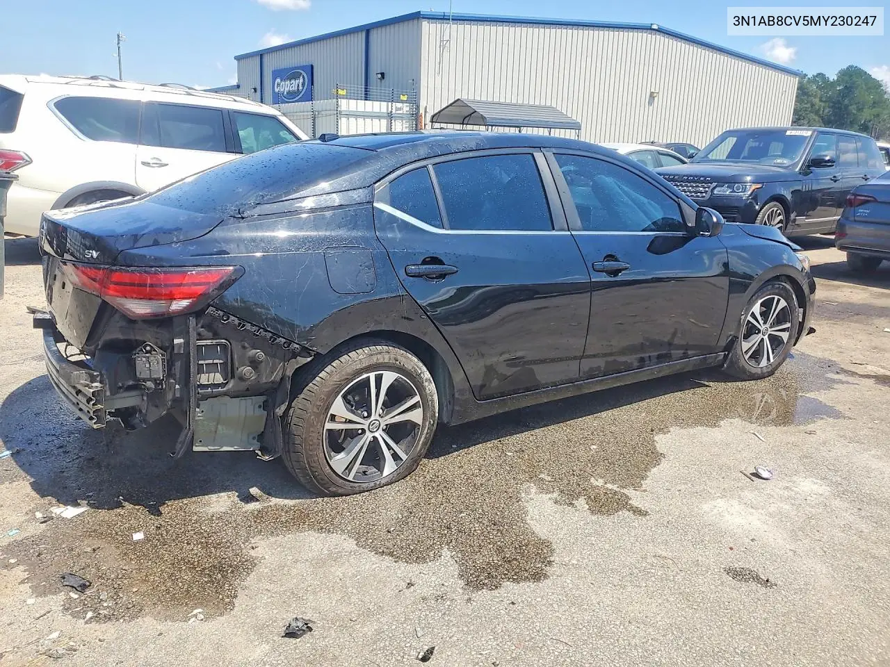 2021 NISSAN SENTRA VIN 3N1AB8CV5MY230247 — фото 3