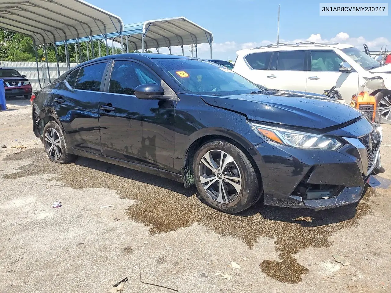 2021 NISSAN SENTRA VIN 3N1AB8CV5MY230247 — фото 4