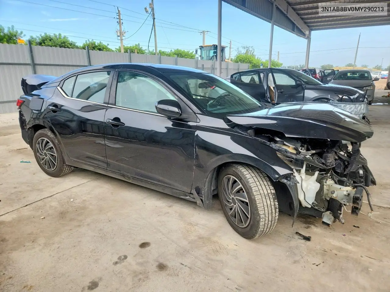 2021 NISSAN SENTRA VIN 3N1AB8BV0MY290213 — фото 4