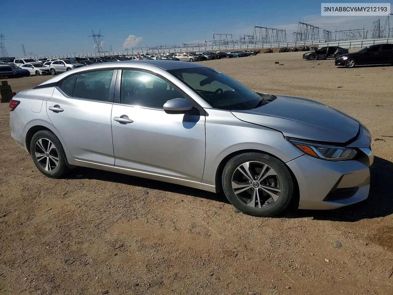 2021 NISSAN SENTRA VIN 3N1AB8CV6MY212193 — фото 4