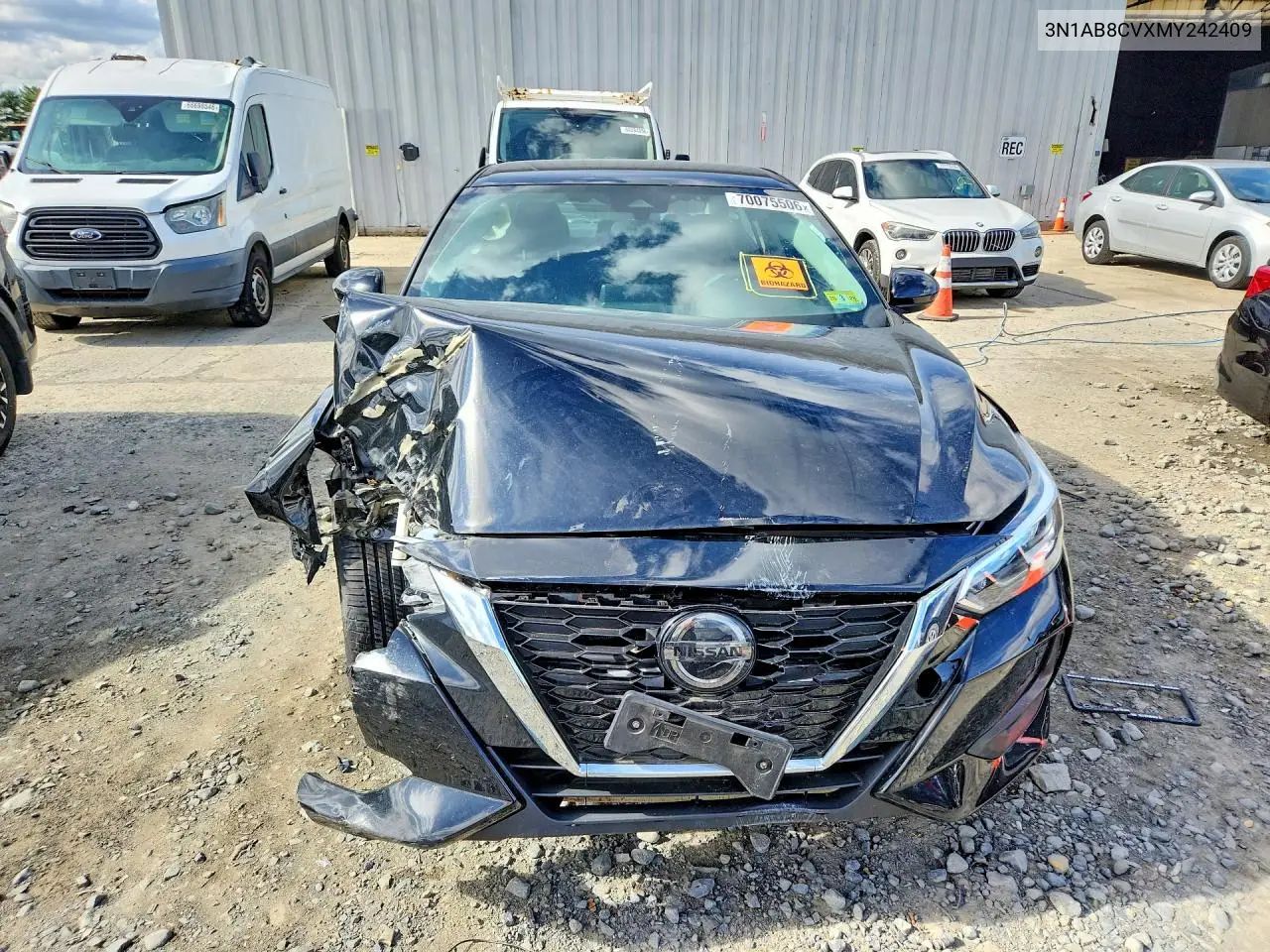 2021 NISSAN SENTRA VIN 3N1AB8CVXMY242409 — фото 5