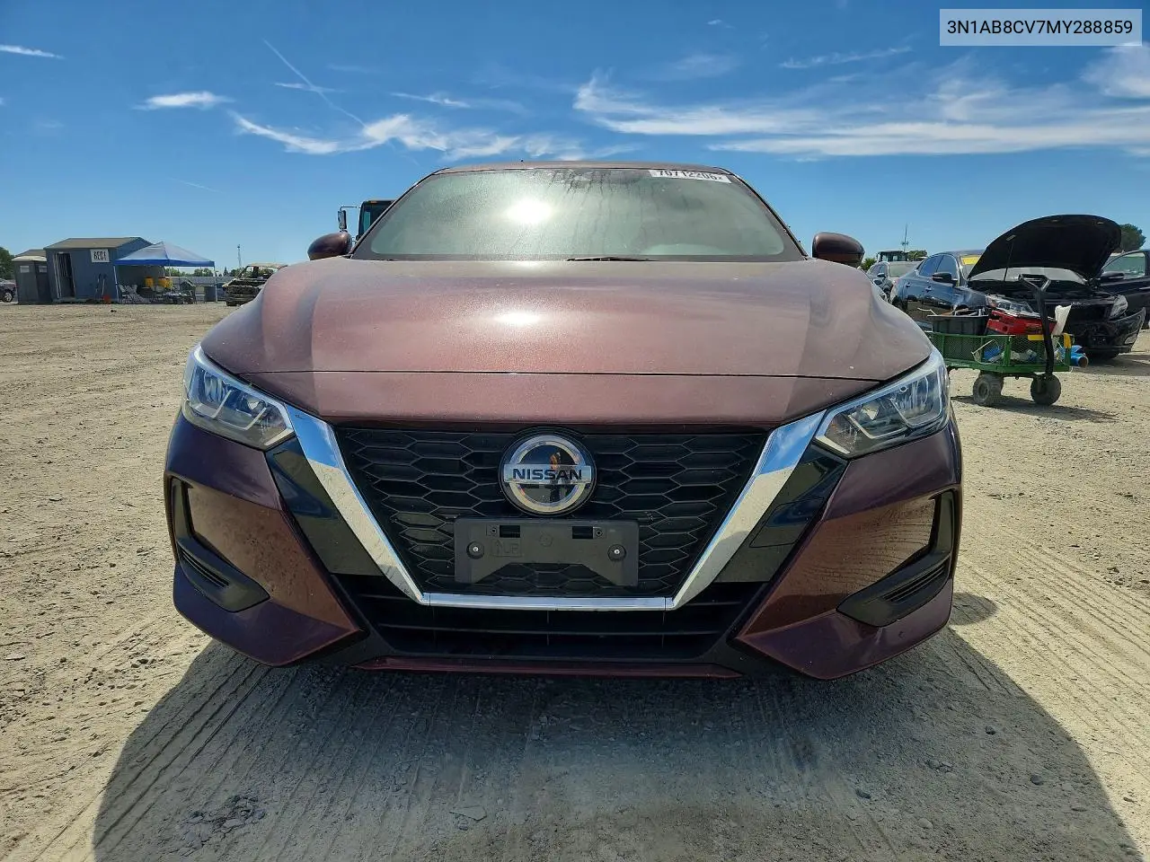 2021 NISSAN SENTRA VIN 3N1AB8CV7MY288859 — фото 5