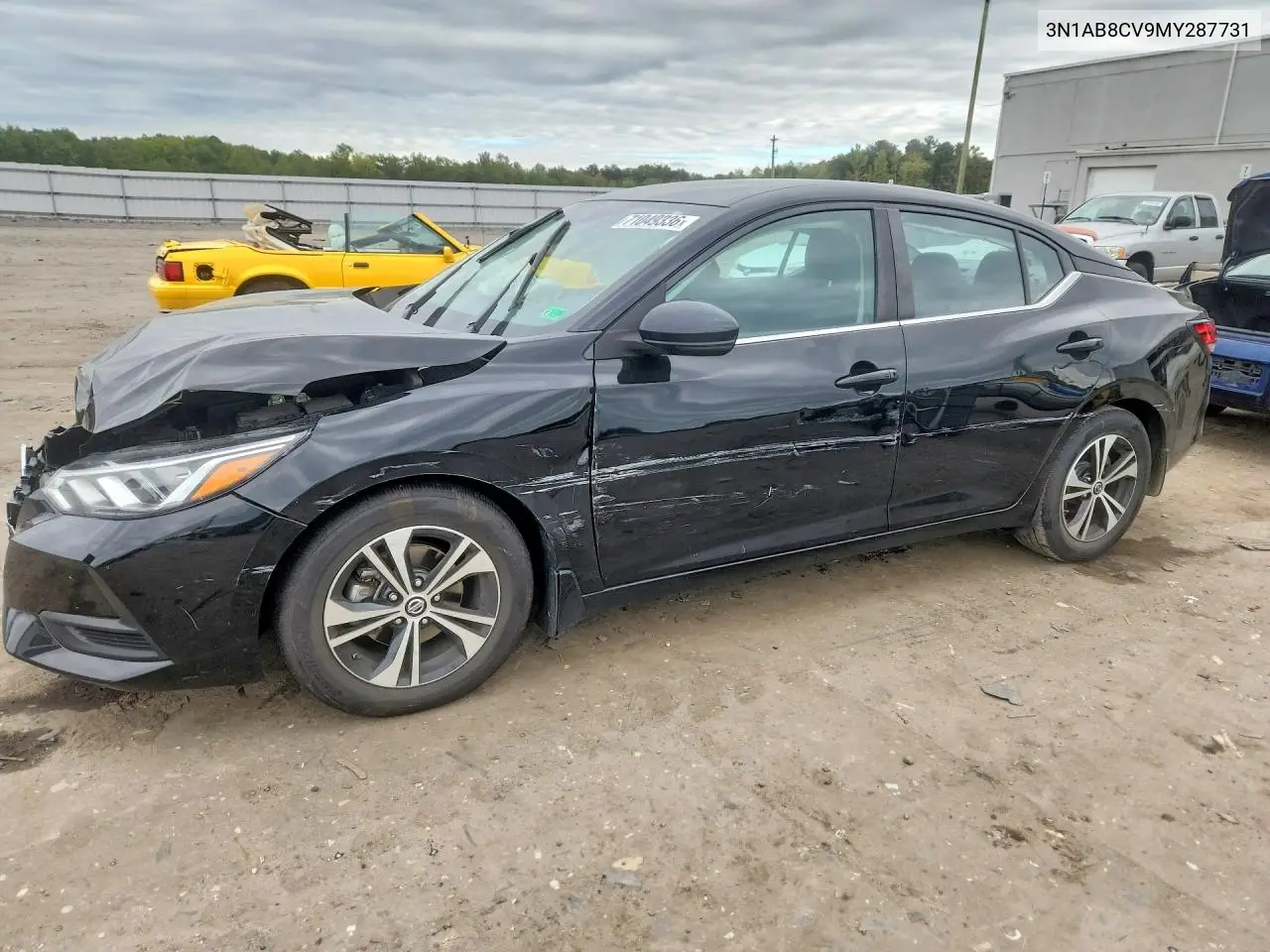 NISSAN SENTRA 2021, VIN 3N1AB8CV9MY287731