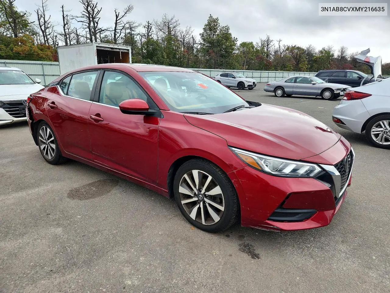 2021 NISSAN SENTRA VIN 3N1AB8CVXMY216635 — фото 4