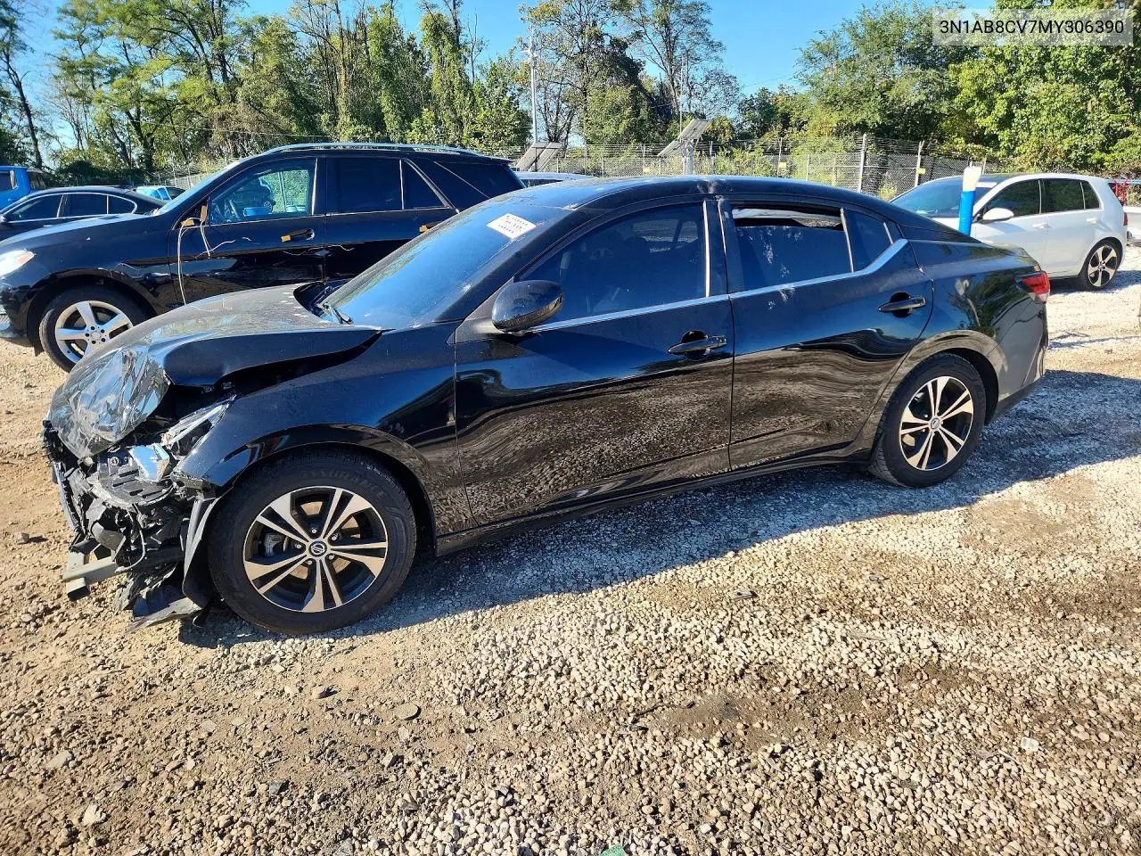 NISSAN SENTRA 2021, VIN 3N1AB8CV7MY306390