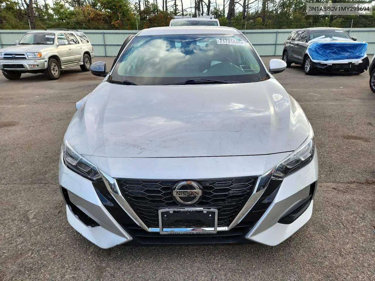 2021 NISSAN SENTRA VIN 3N1AB8CV1MY299694 — фото 5