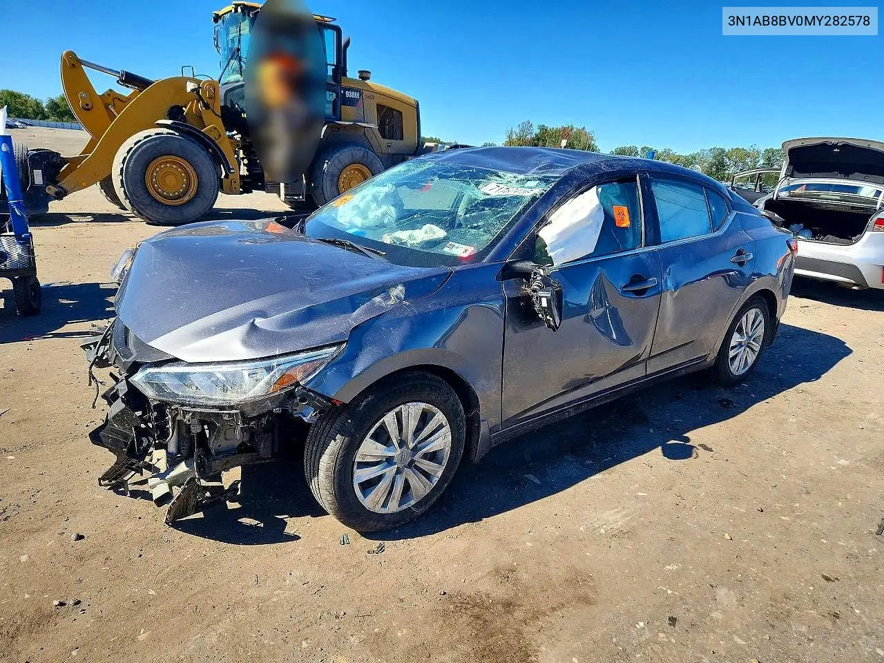 NISSAN SENTRA 2021, VIN 3N1AB8BV0MY282578