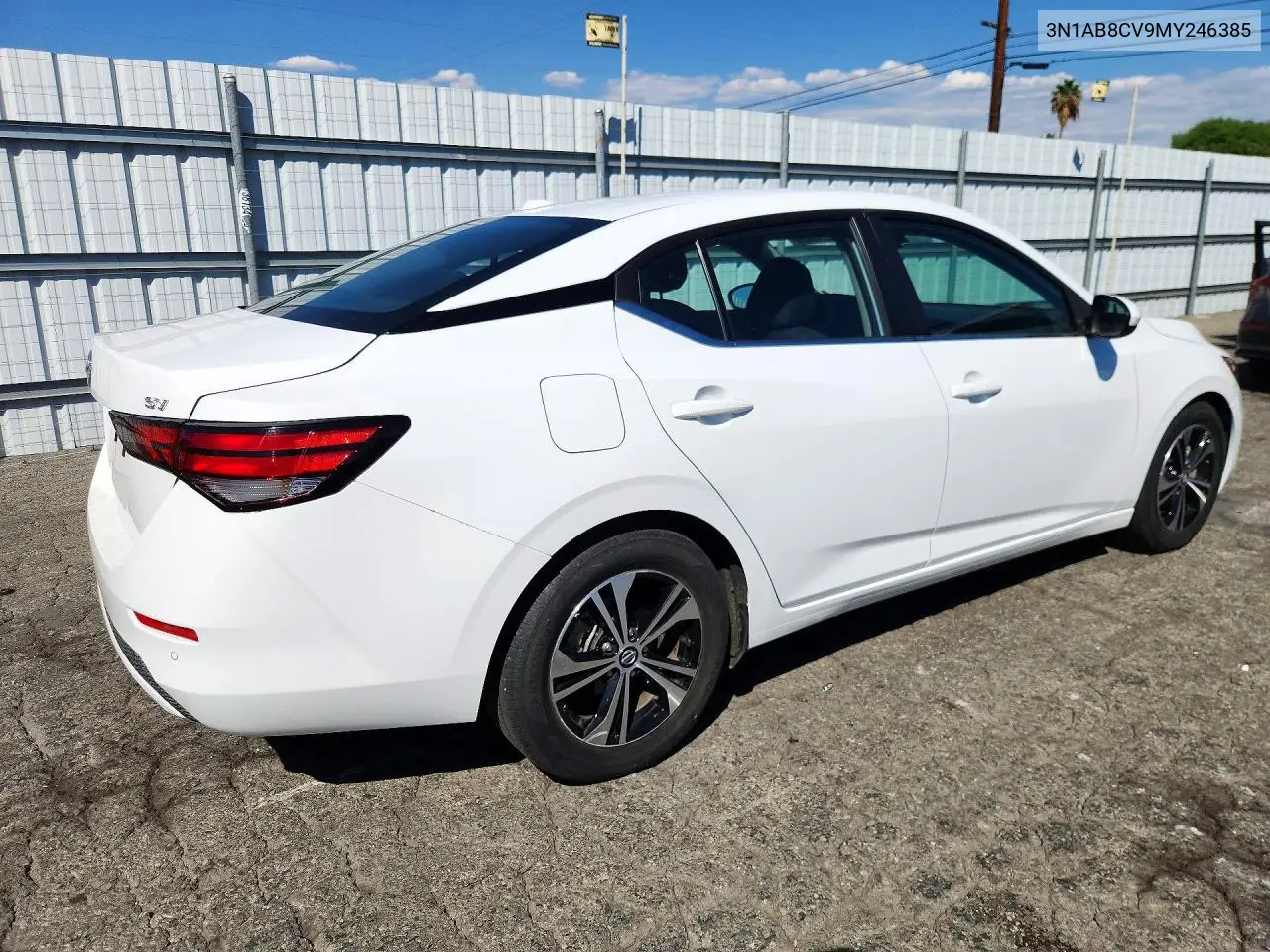 2021 NISSAN SENTRA VIN 3N1AB8CV9MY246385 — фото 3