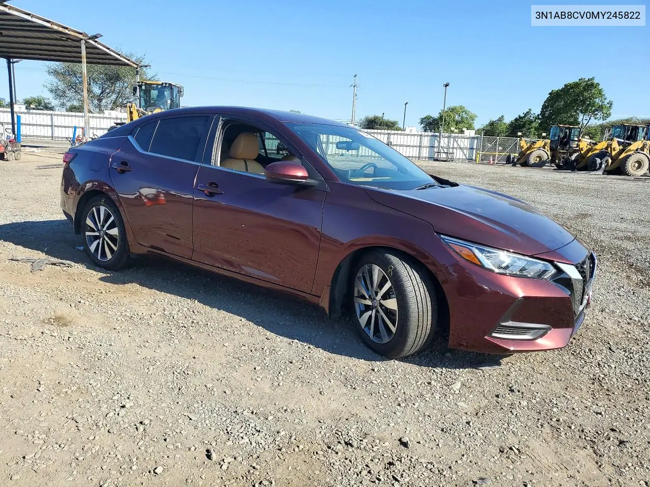 2021 NISSAN SENTRA VIN 3N1AB8CV0MY245822 — фото 4