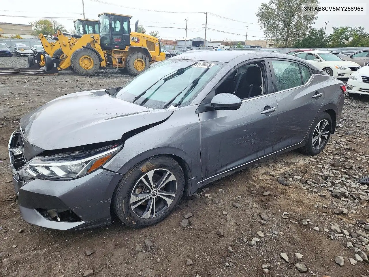 NISSAN SENTRA 2021, VIN 3N1AB8CV5MY258968