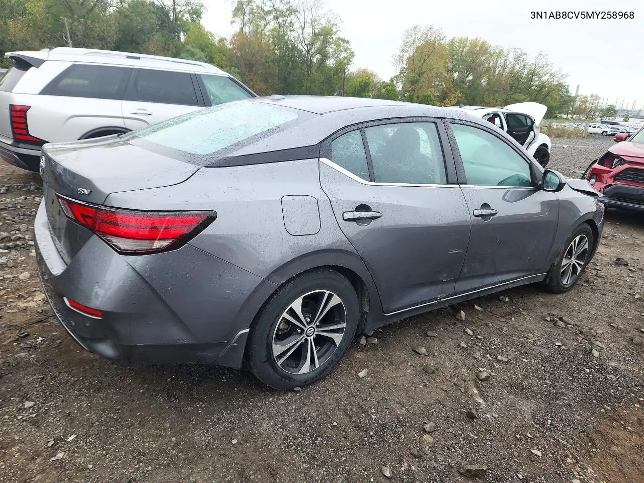 2021 NISSAN SENTRA VIN 3N1AB8CV5MY258968 — фото 3