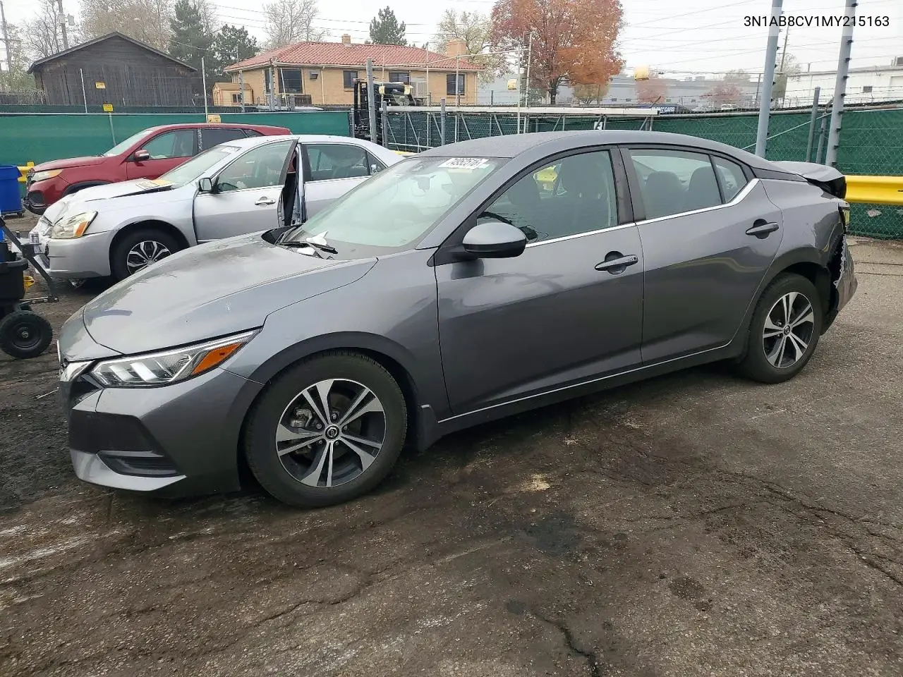 NISSAN SENTRA 2021, VIN 3N1AB8CV1MY215163