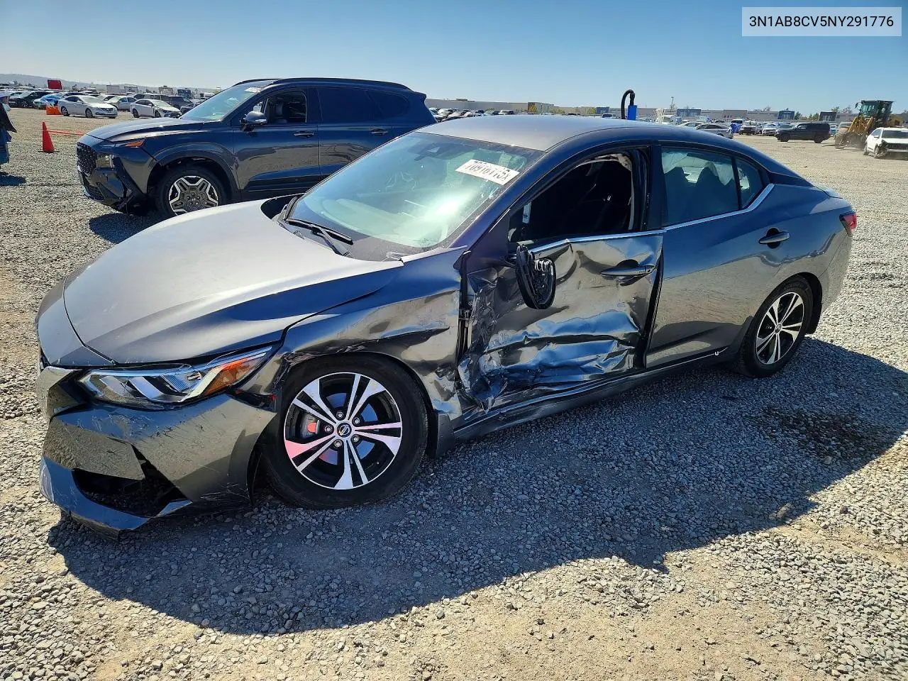 NISSAN SENTRA 2022, VIN 3N1AB8CV5NY291776