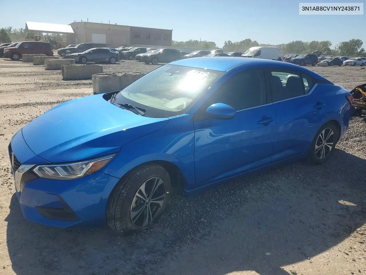 NISSAN SENTRA 2022, VIN 3N1AB8CV1NY243871