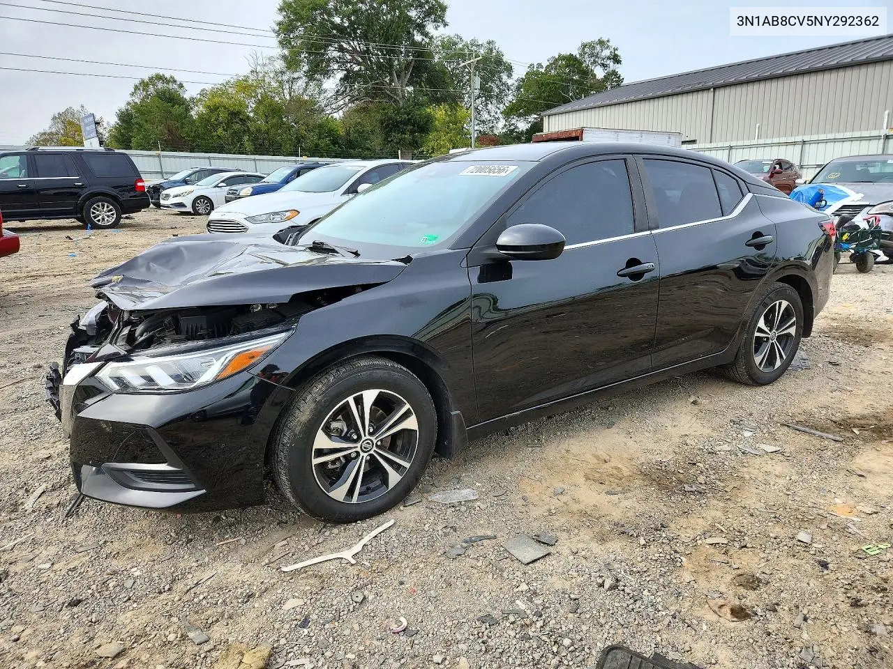 NISSAN SENTRA 2022, VIN 3N1AB8CV5NY292362