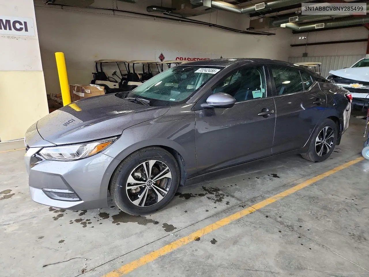 NISSAN SENTRA 2022, VIN 3N1AB8CV8NY285499