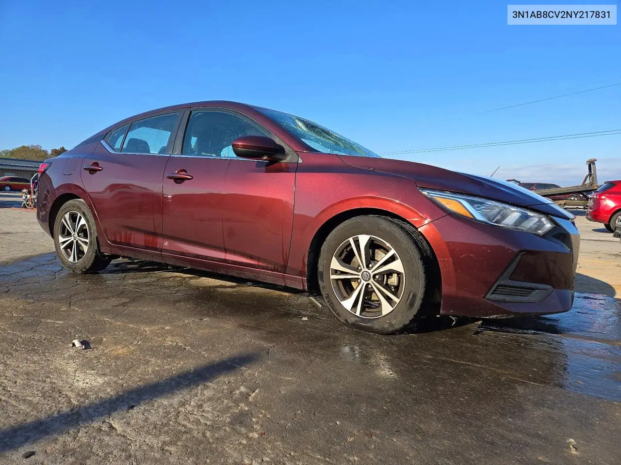 2022 NISSAN SENTRA VIN 3N1AB8CV2NY217831 — фото 4