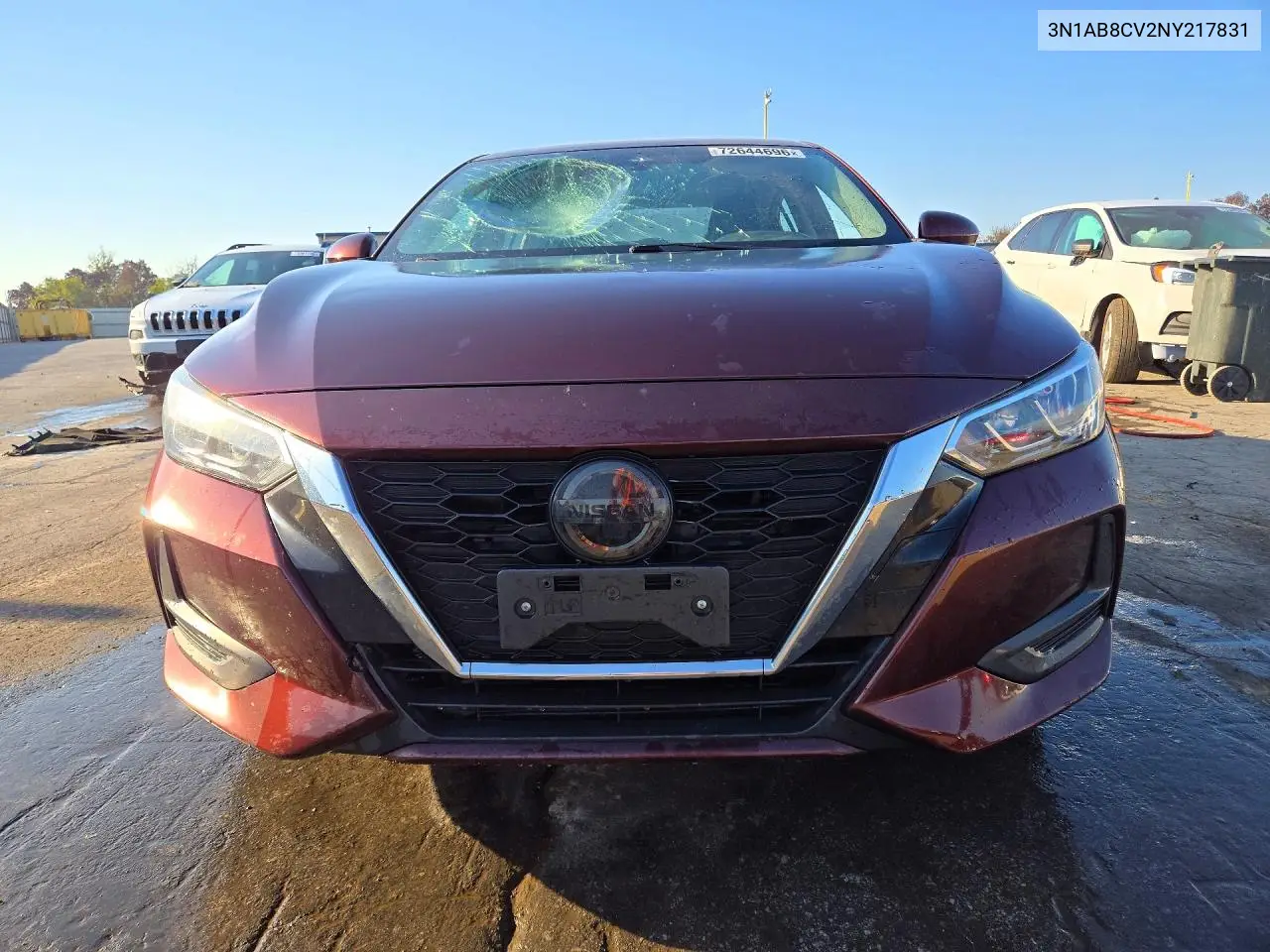 2022 NISSAN SENTRA VIN 3N1AB8CV2NY217831 — фото 5