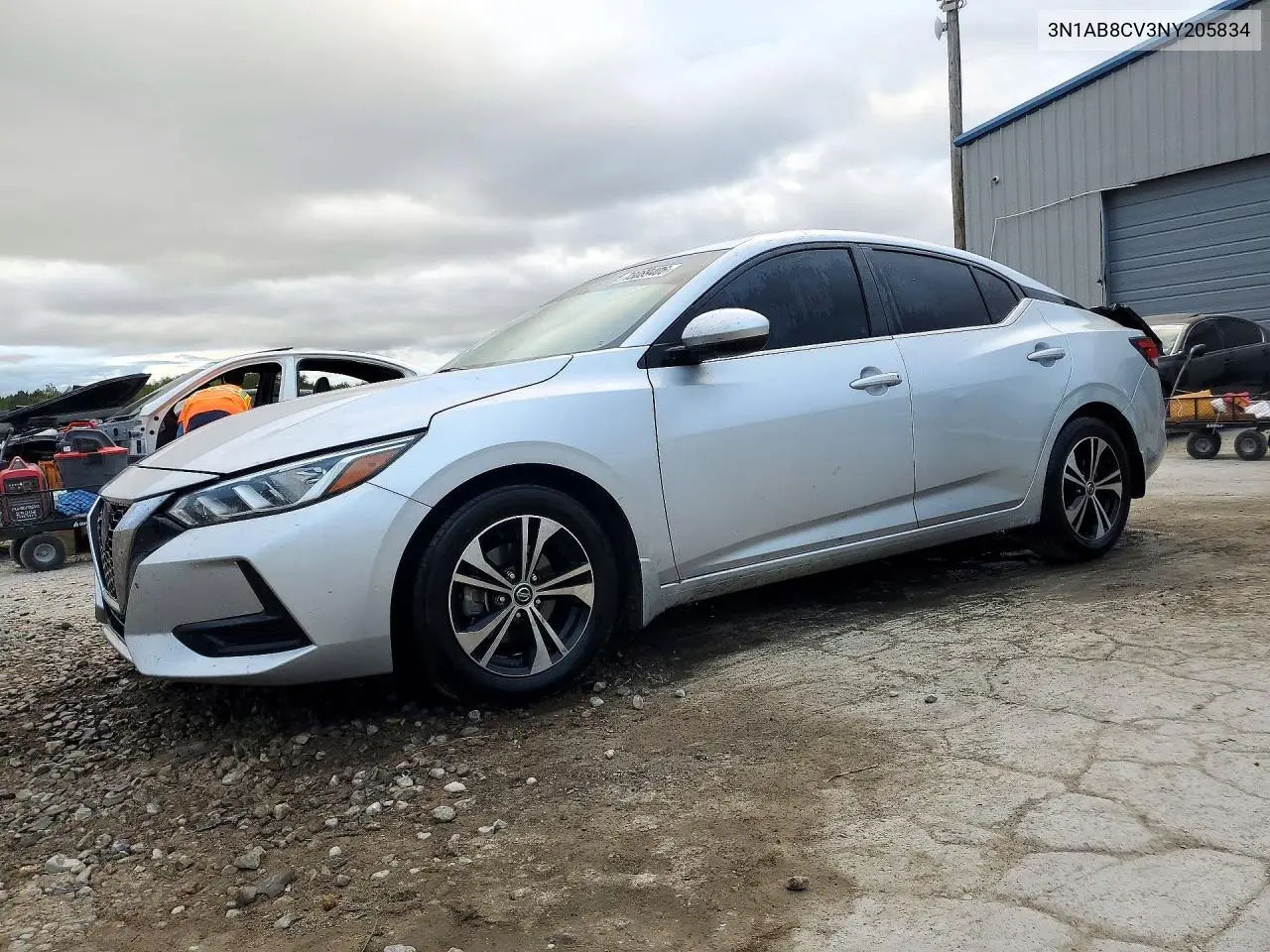 NISSAN SENTRA 2022, VIN 3N1AB8CV3NY205834