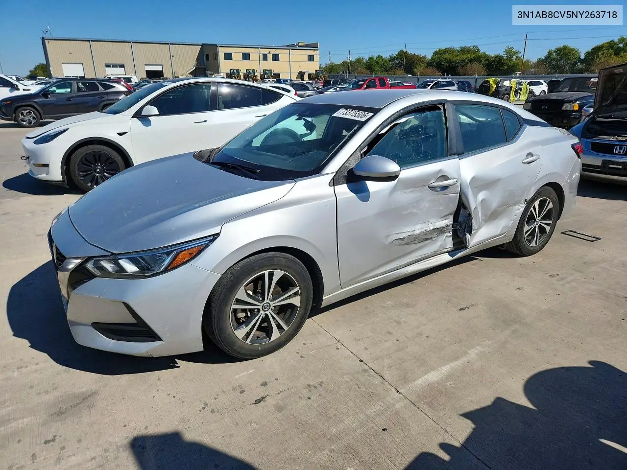 NISSAN SENTRA 2022, VIN 3N1AB8CV5NY263718