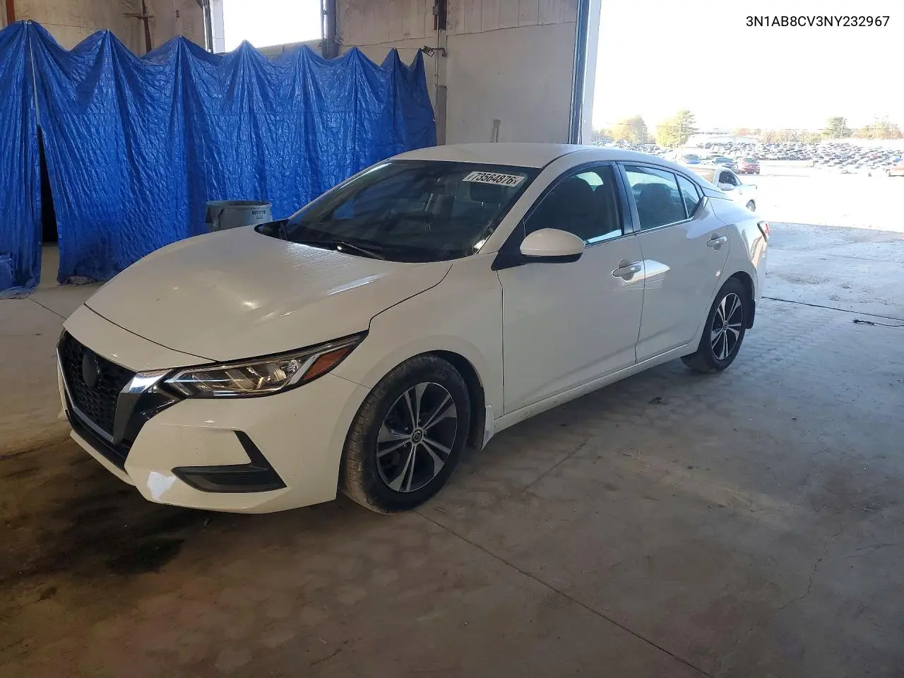 NISSAN SENTRA 2022, VIN 3N1AB8CV3NY232967