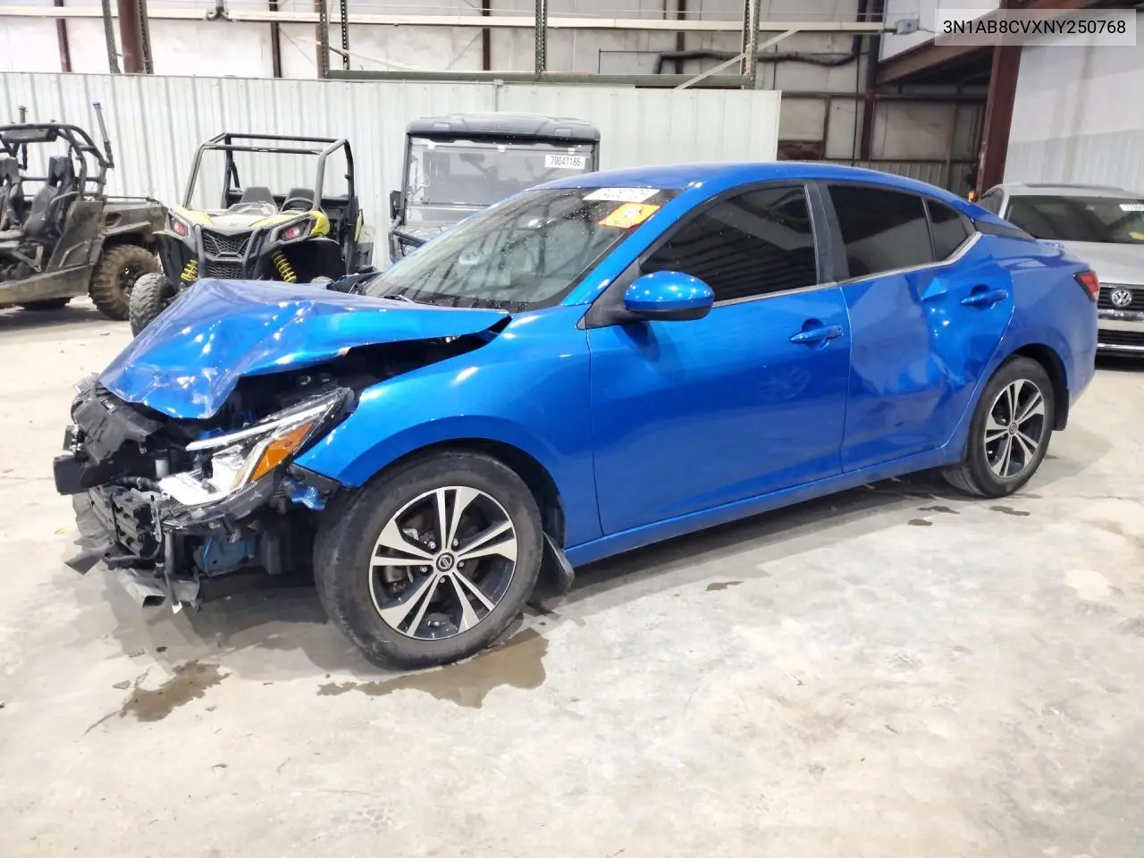 NISSAN SENTRA 2022, VIN 3N1AB8CVXNY250768