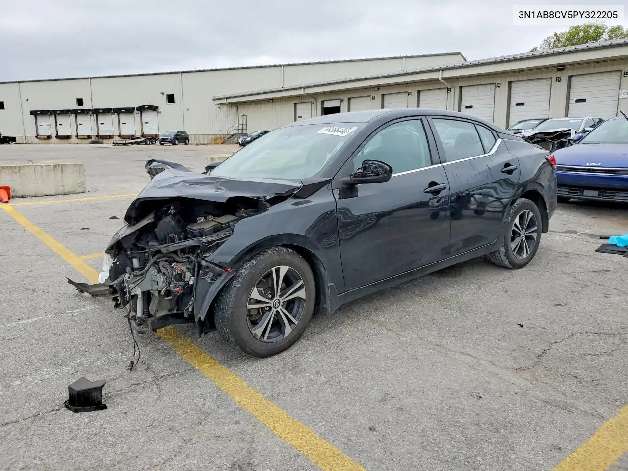 NISSAN SENTRA 2023, VIN 3N1AB8CV5PY322205