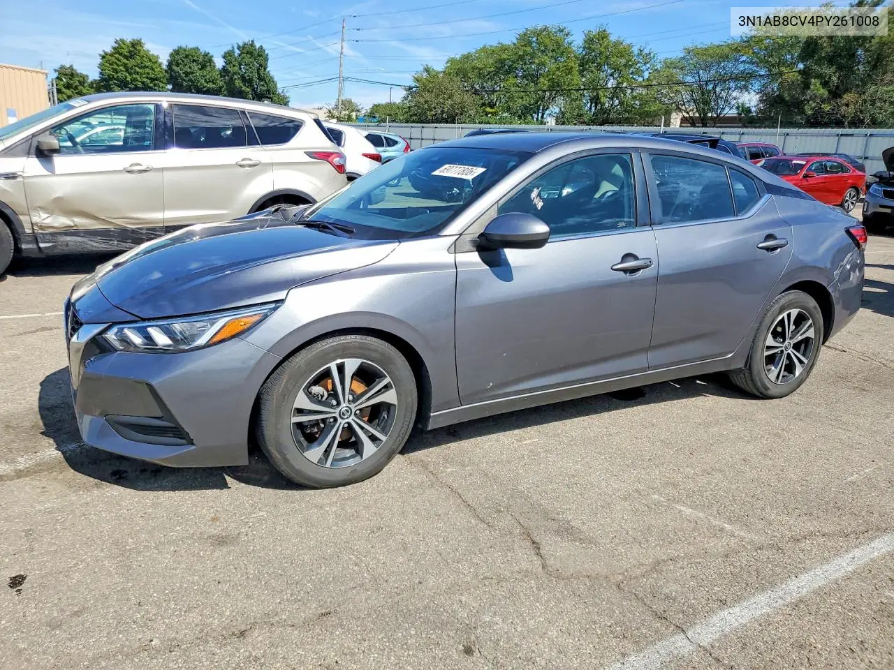 NISSAN SENTRA 2023, VIN 3N1AB8CV4PY261008