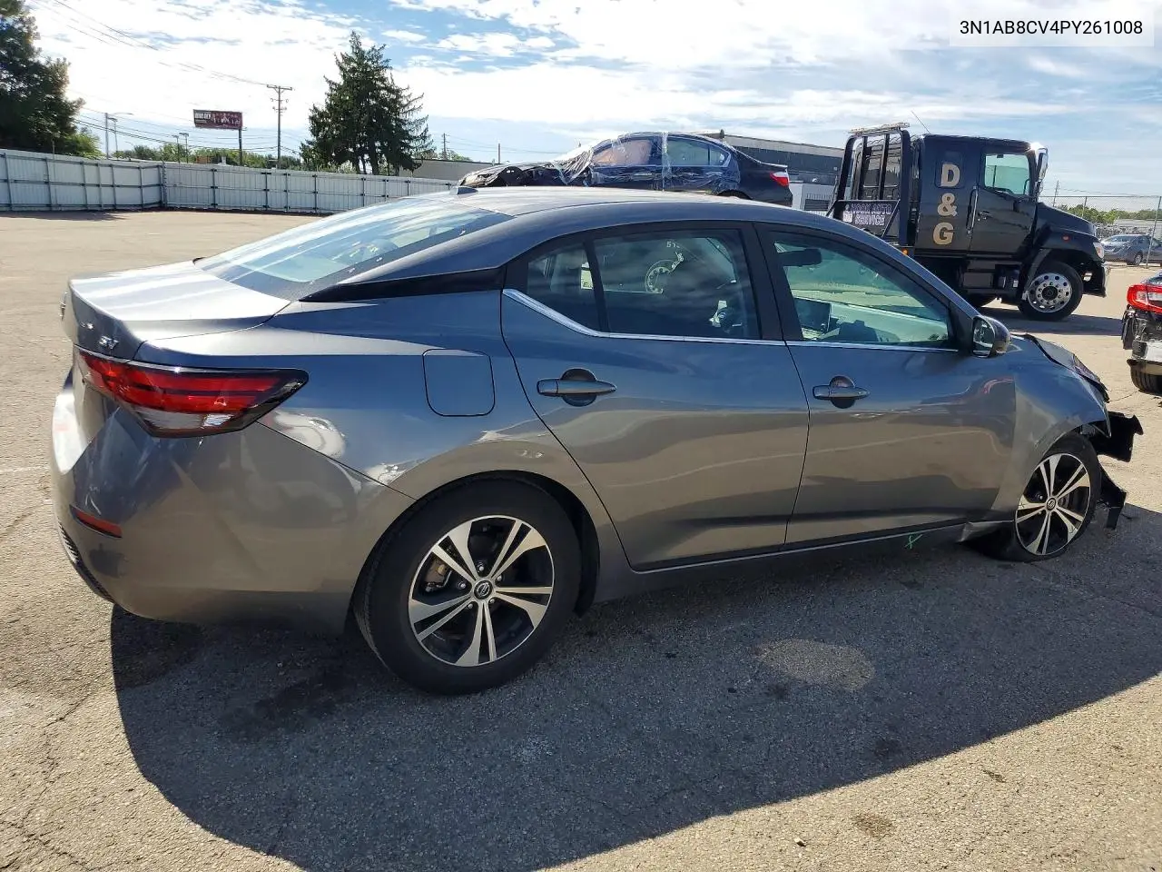 2023 NISSAN SENTRA VIN 3N1AB8CV4PY261008 — фото 3