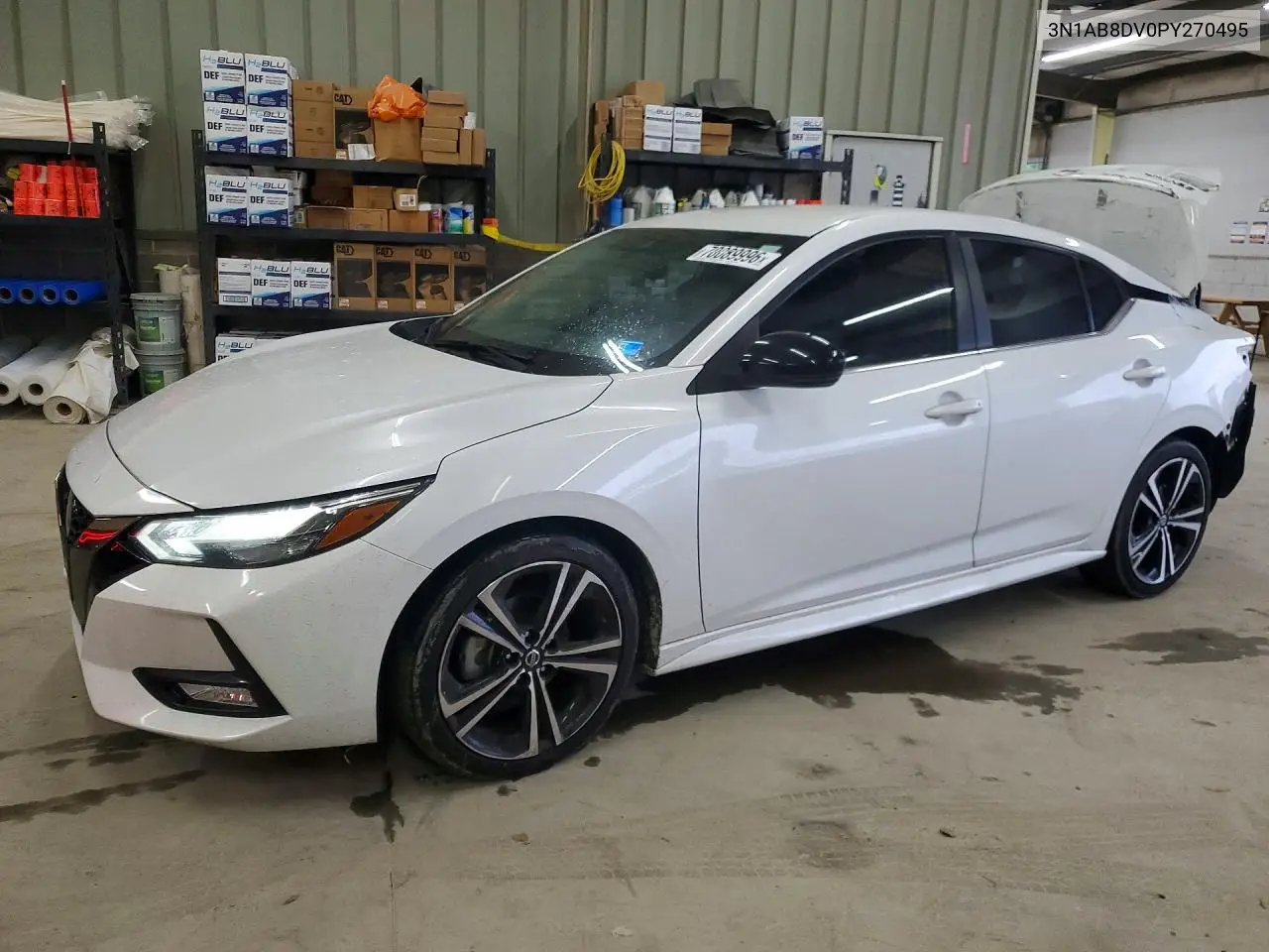 NISSAN SENTRA 2023, VIN 3N1AB8DV0PY270495